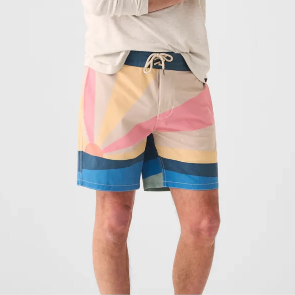 Faherty Soleil Board Shorts Mens 32 - Picture 7 of 7